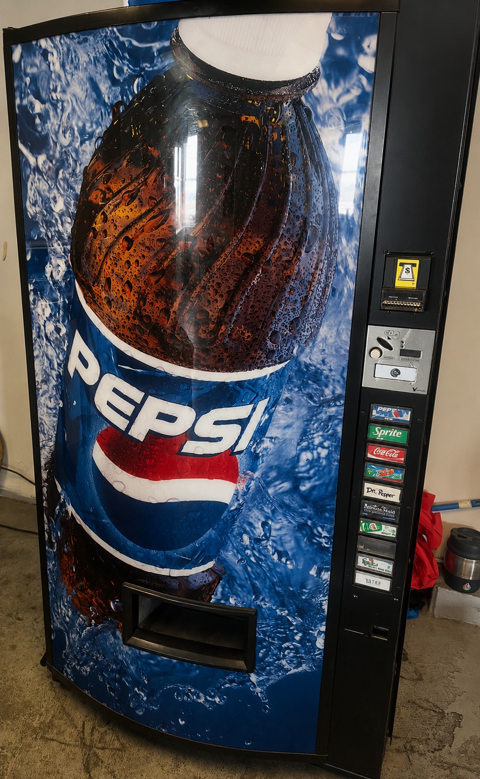 Pepsi vending machine